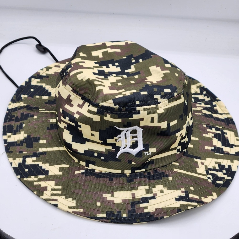 Detroit Tigers SGA Military‎ Appreciation Digi Camo Bucket Floppy Bucket Hat